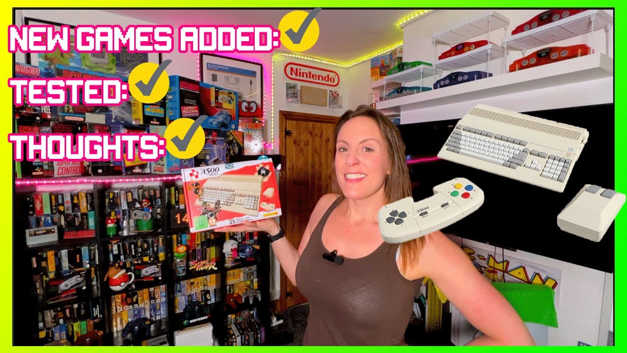 Amiga 500 Mini - I added these 68 NEW GAMES!