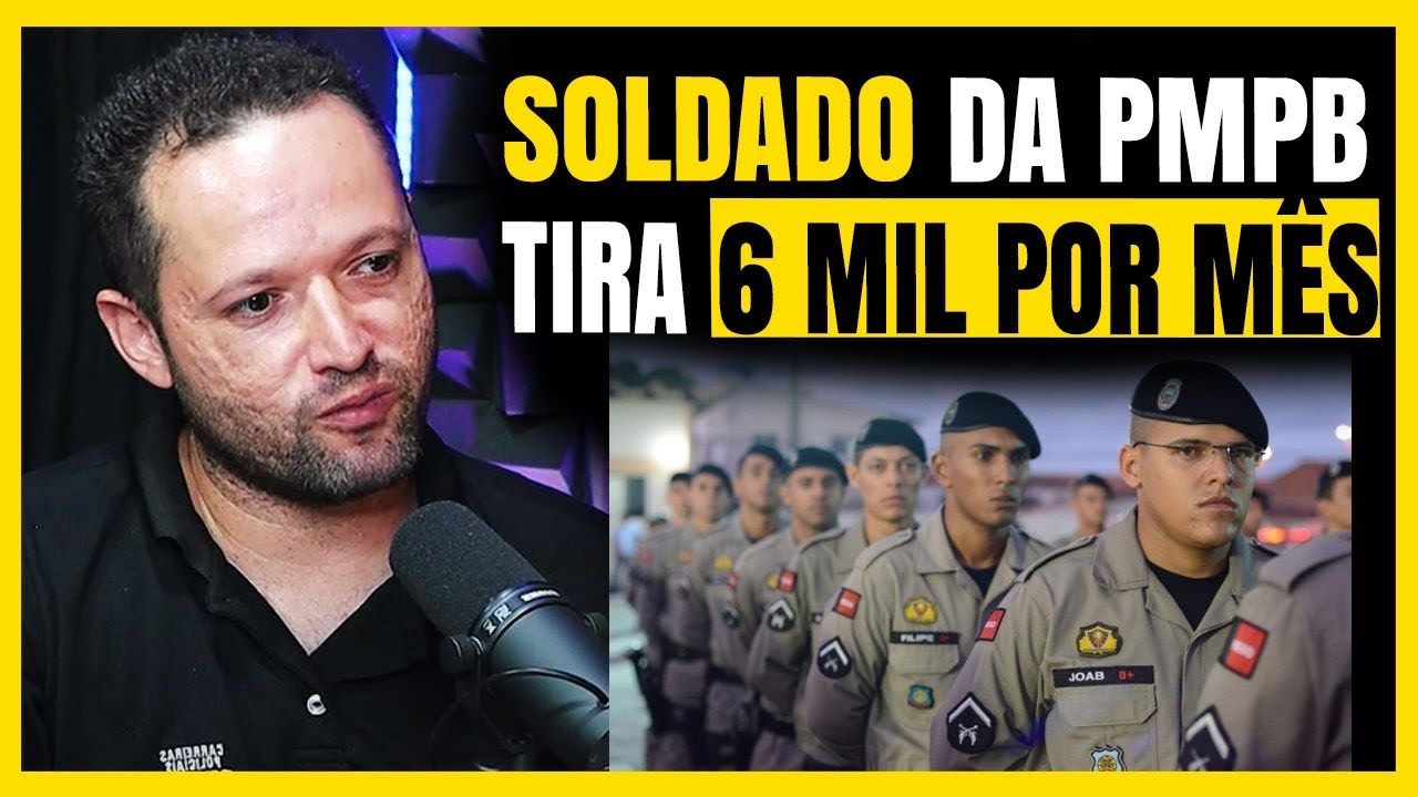 SOLDADO TIRA 6 mil NA PMPB, QUEIROZ PODCAST POR ANDREMISSIO QUEIROZ