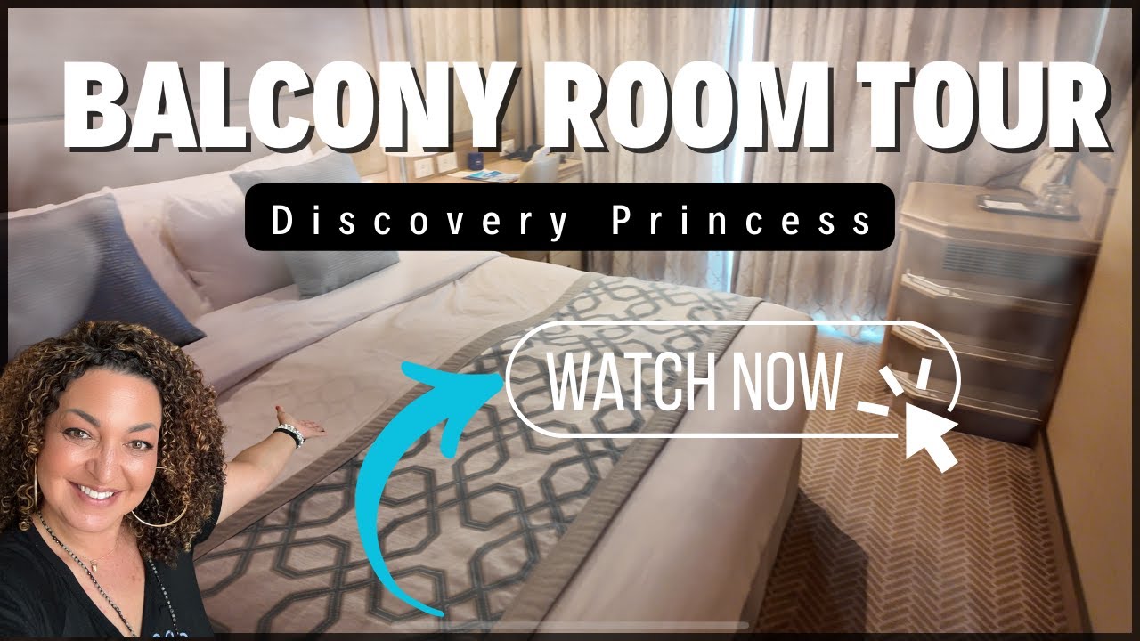 Экскурсия по номеру Discovery Princess Balcony! Полное прохождение в 4K!