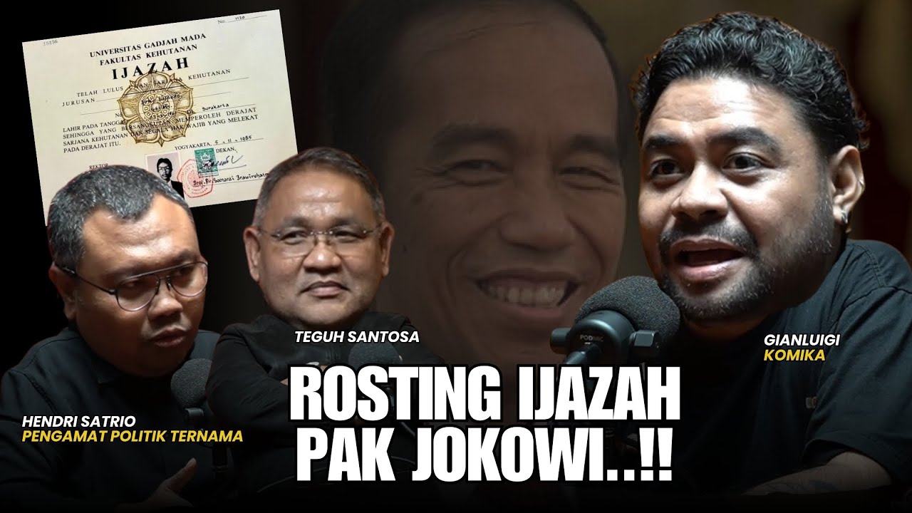 SUASANA BERUBAH MENCEKAM KETIKA GIAN LUIGICH ROASTING IJAZAH JOKOWI 