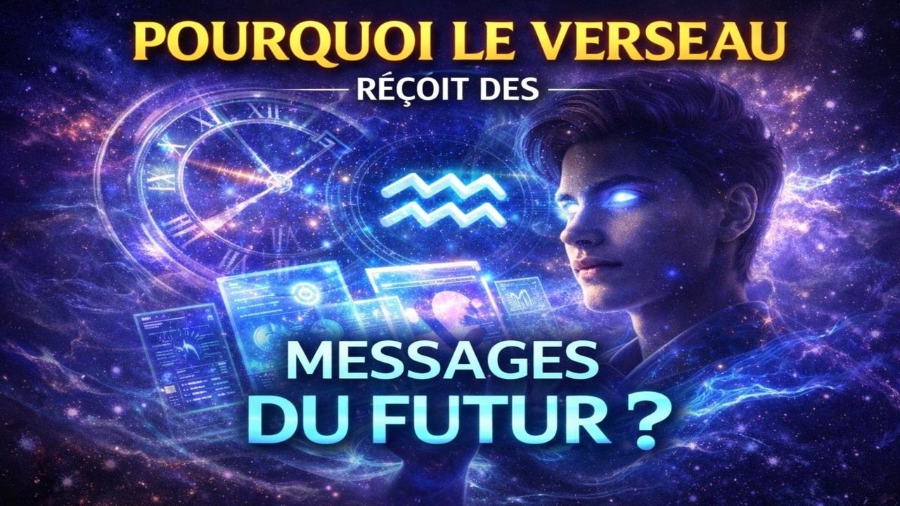 Pourquoi le Verseau reçoit des messages du futur 🔮