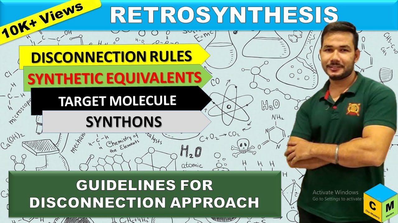 Introduction to #Retrosynthesis and #Disconnection Approach: #Lecture 1 Important #Guidelines