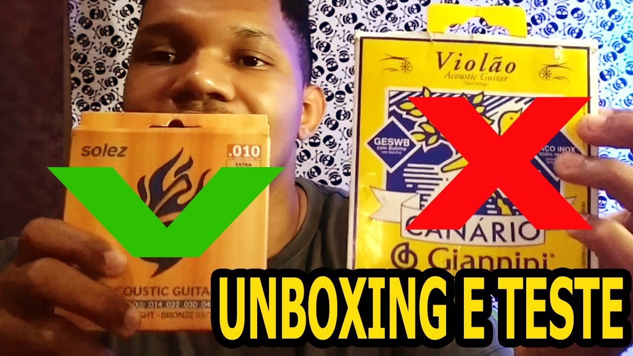 CORDA SOLEZ &Eacute; BOA? VEJA A UNBOXING E TESTE!!  MELHOR QUE D'ADDARIO?