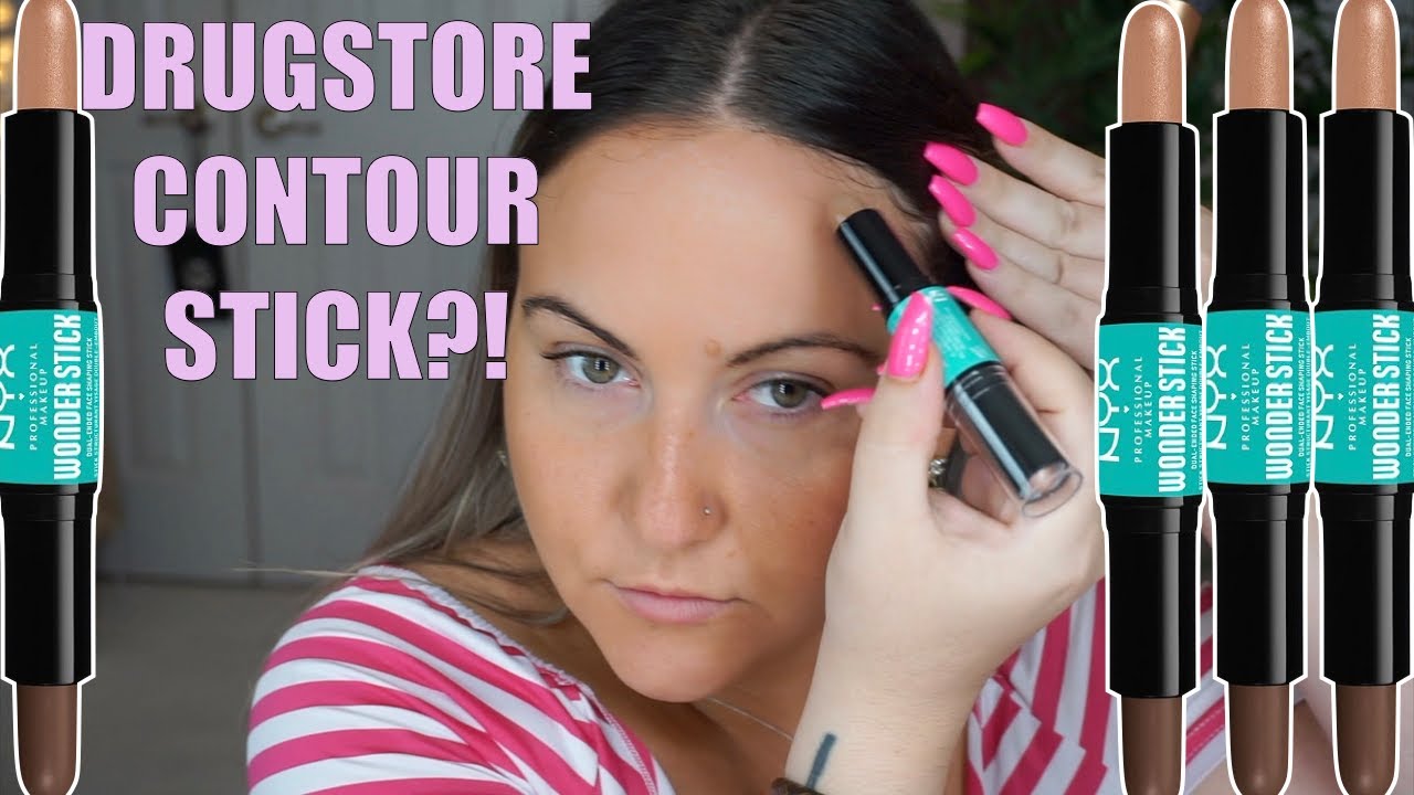 *NEW* NYX Wonder Stick Cream Highlight & Contour REVIEW!!