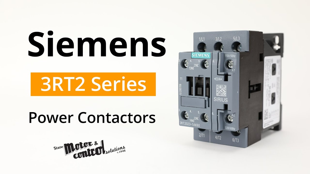 Siemens 3RT2 Series Power Contactors
