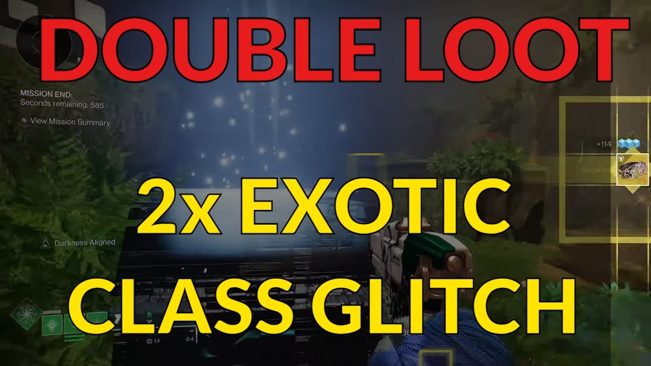 INSANE DOUBLE Loot 2 Exotic Class Items From 1 Run Glitch - Dual Destiny Guide Final Shape