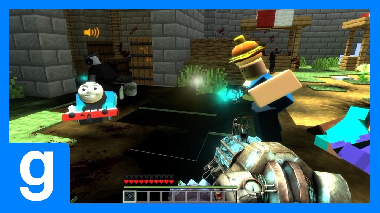 Garry's Mod: Minecraft Meets Forsaken and Thomas the Tank Engine!