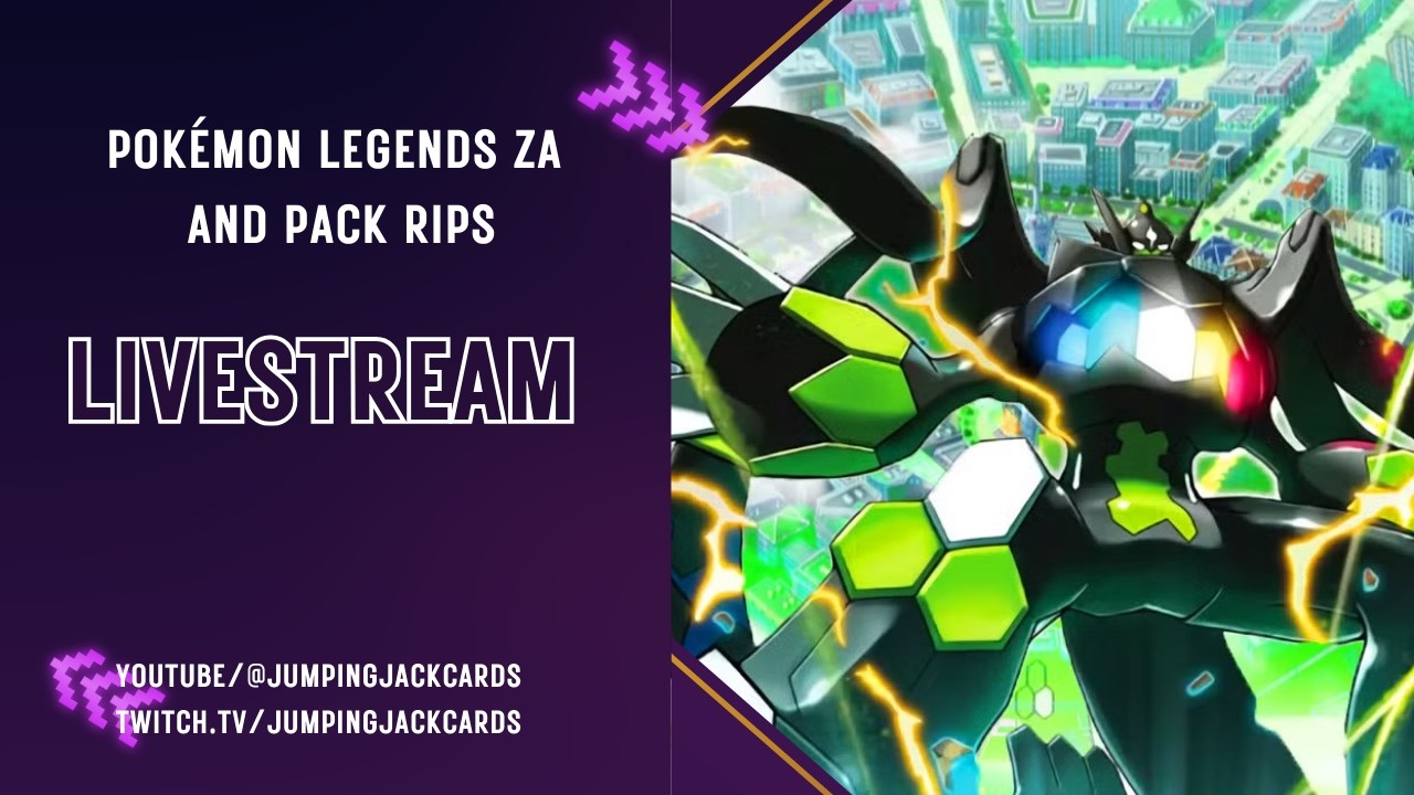 LIVE - Ripping Packs and playing Pokemon Legends ZA - Shiny hunt!