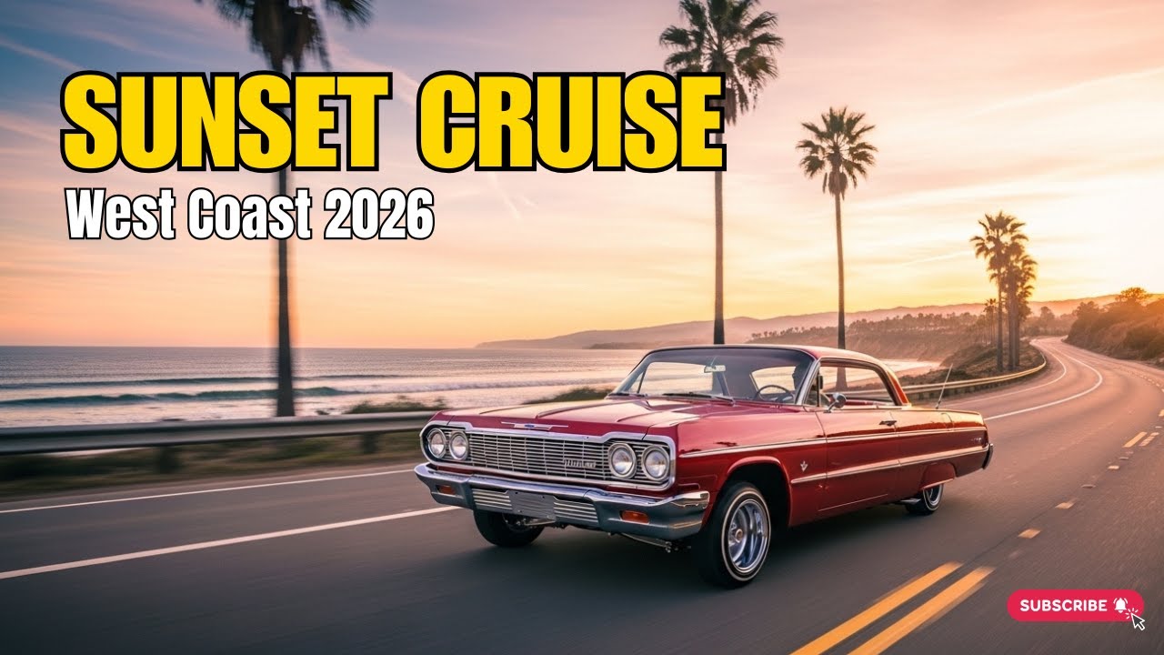 West Coast Hip Hop Experience Live – Cali Cruise Playlist | Smooth Chill Rap