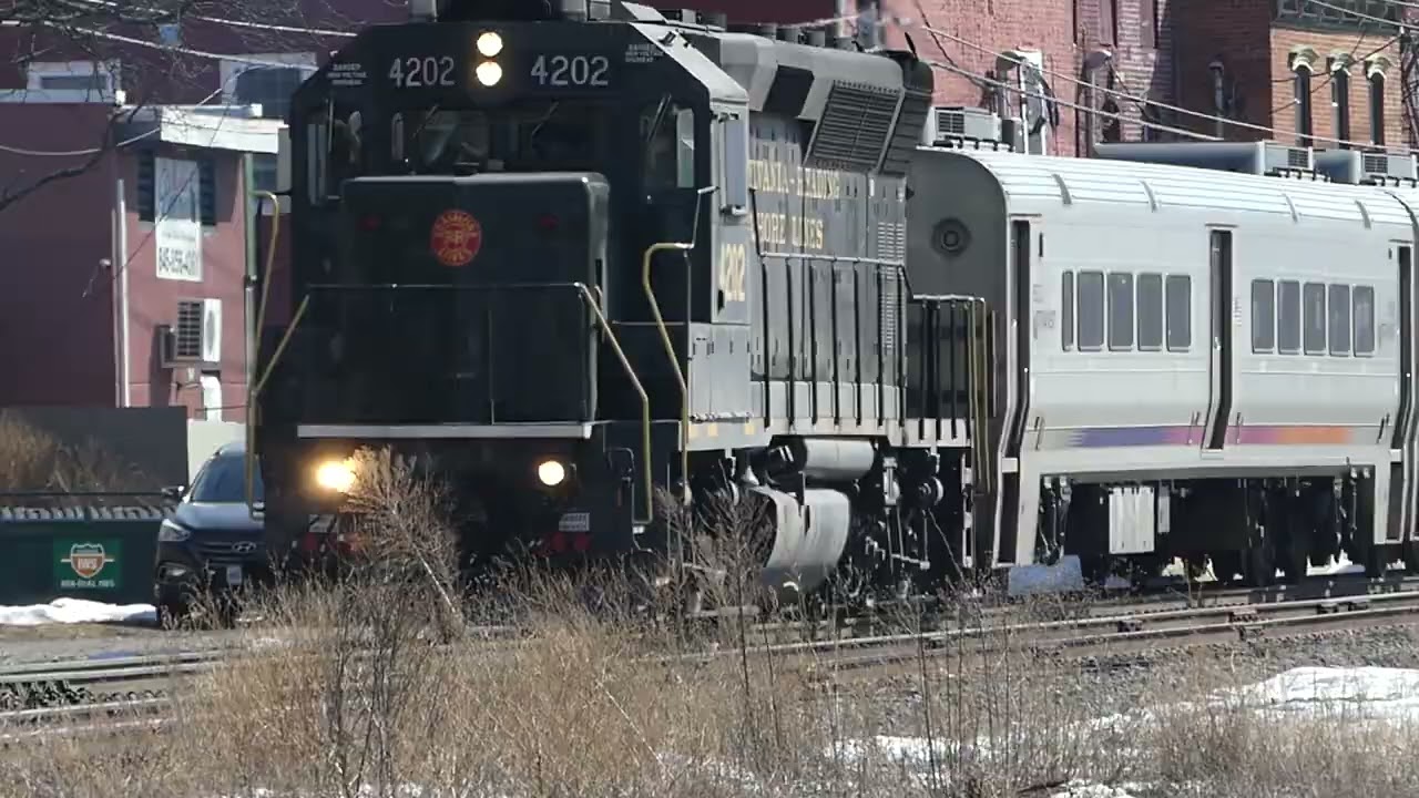 4202 Coming into Port Jervis on Feb. 28, 2026