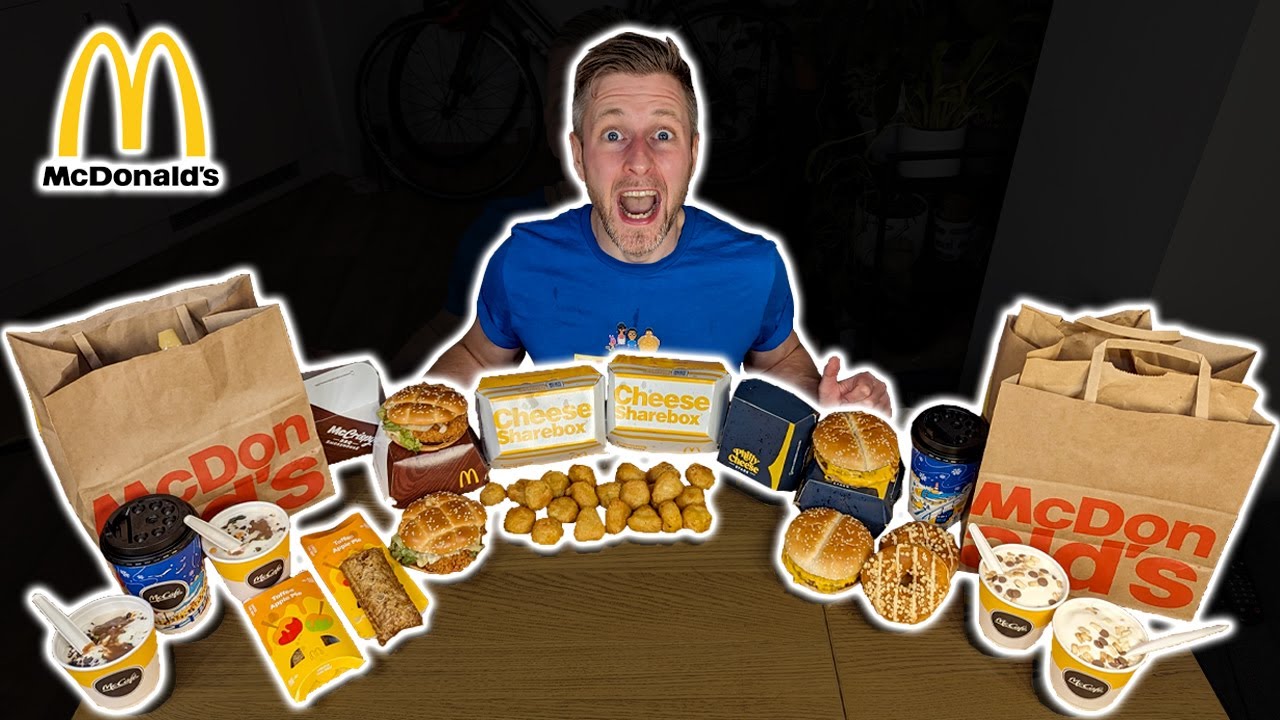 LIMITED EDITION @McDonalds MENU EXCLUSIVE TO THE UK - TWICE!! British competitive eater review