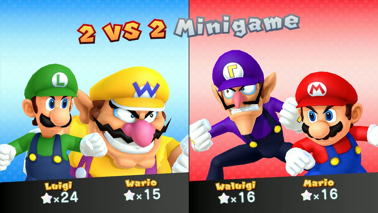 Mario Party 10 - Mario vs Wario vs Waluigi vs Luigi - Airship Central