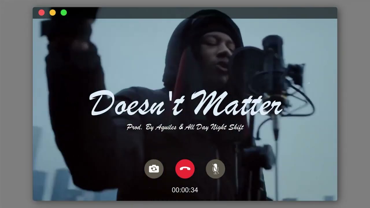 Digga D Emotional Type Beat - Doesn't Matter | Sad Drill Type Beat 2022 (Ft. Alldaynightshift)