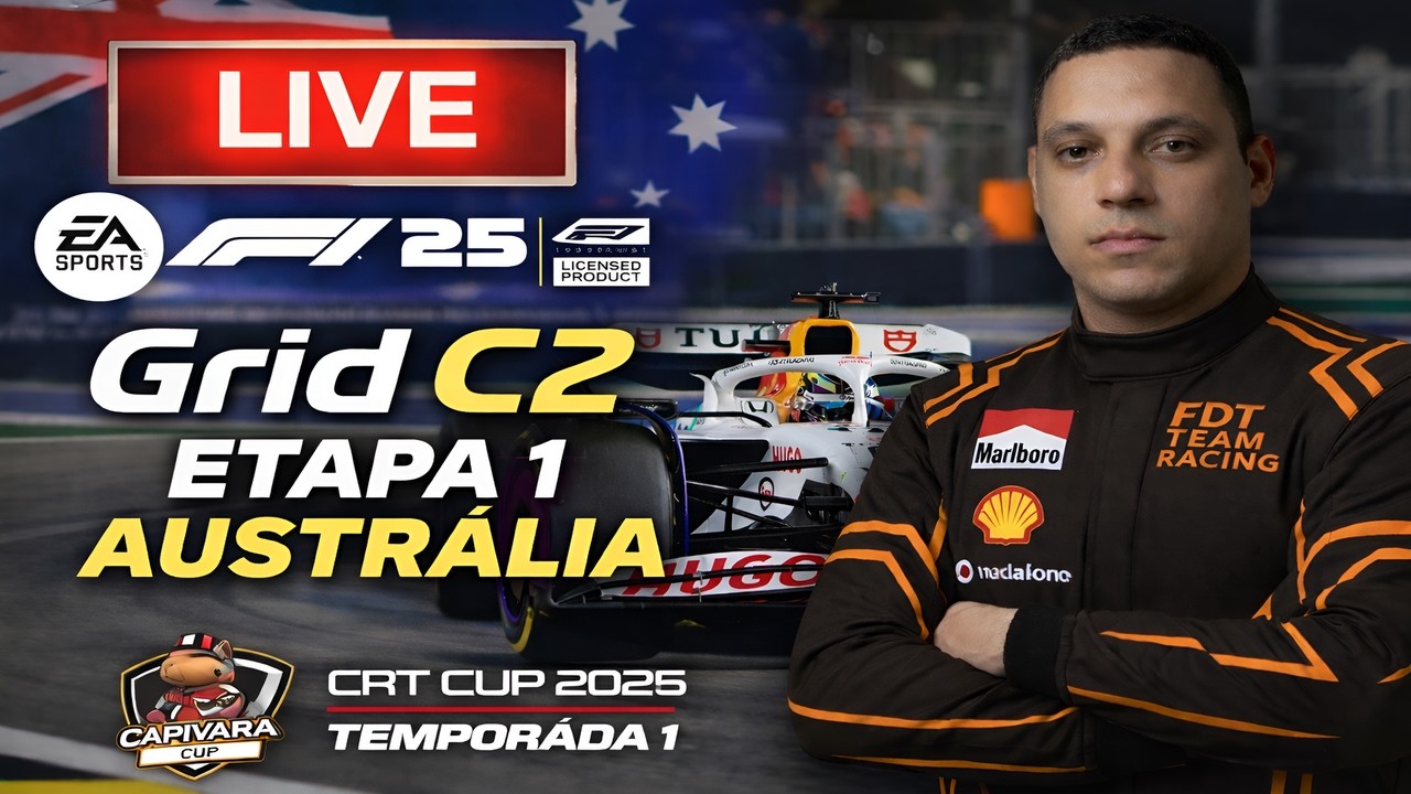 @CapivaraCUP T1 GRID C2 ETAPA 1 ÁUSTRALIA ONBOARD!