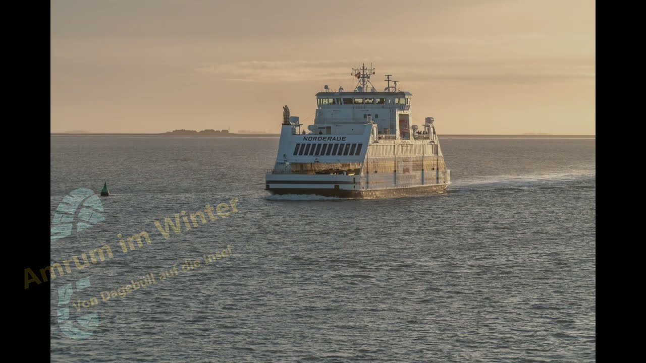 Amrum im Winter - Mit der Fähre von Dagebüll auf die Insel