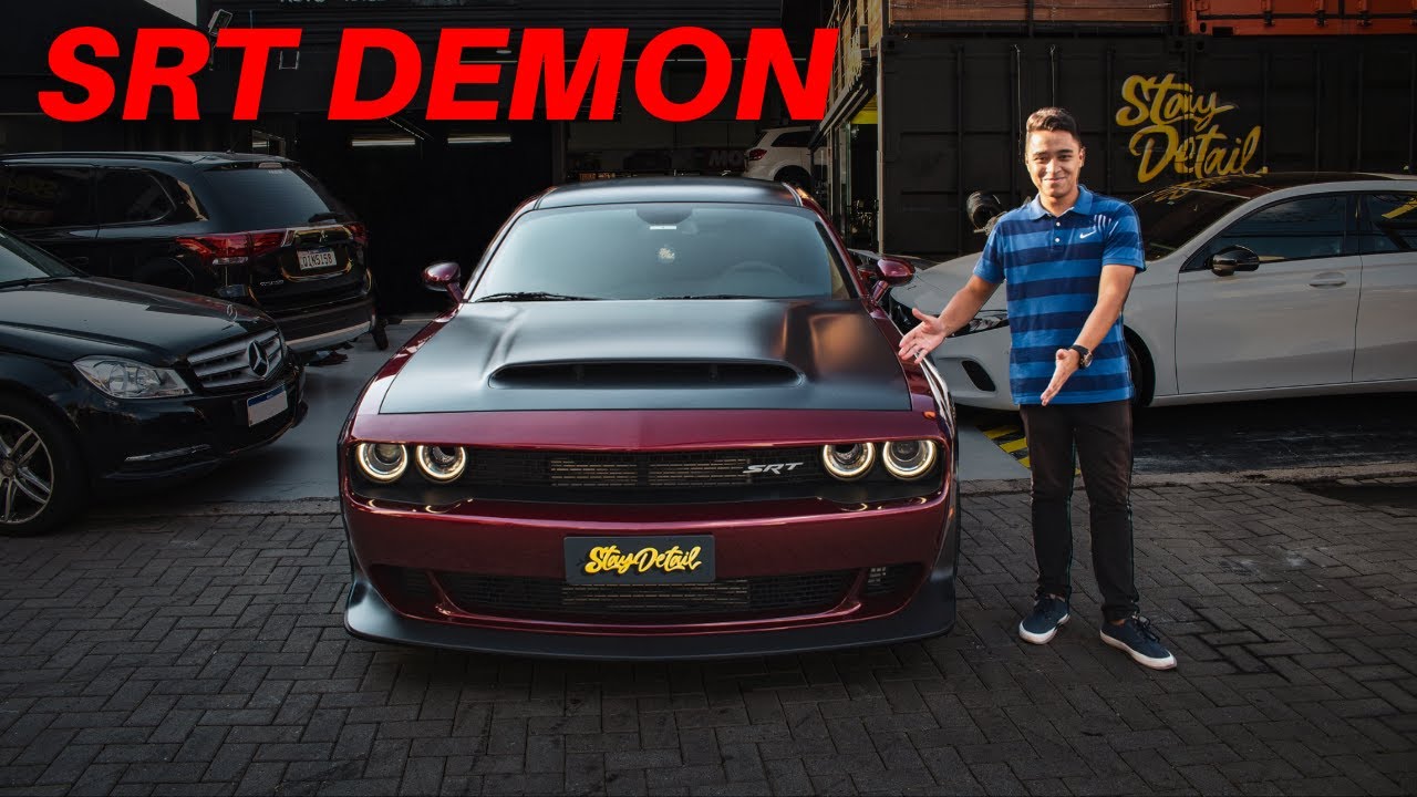 Dodge Challenger SRT Demon no Brasil - V8 Supercharged de 852 CV e 106,4 kgfm de Torque!!