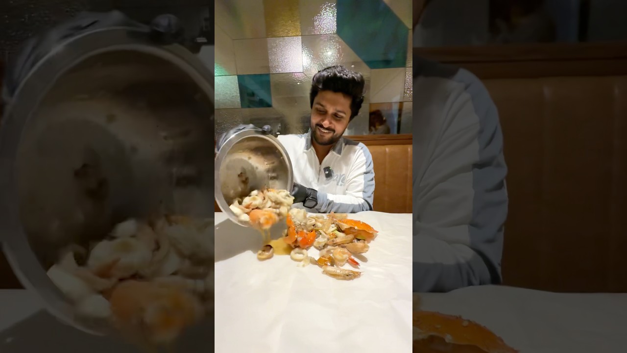 ₹2500 Seafood Feast in Mumbai! Crabs, Prawns & Beers &ndash; Too Good to Miss! 🦀🍤🍺