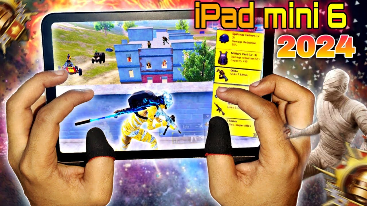 [FULL HANDCAM] ipad mini 6 pubg/bgmi test in 2024😍 || ipad mini 6 pubg/bgmi handcam