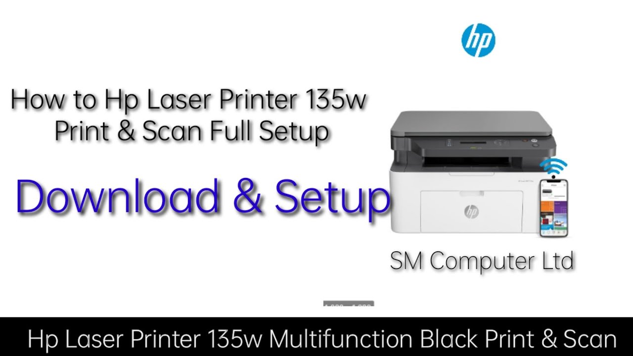 Hp Laser MEP Hp135a, 135r, 135w, 135ag, 135wg Printer Full Setup Bangla.