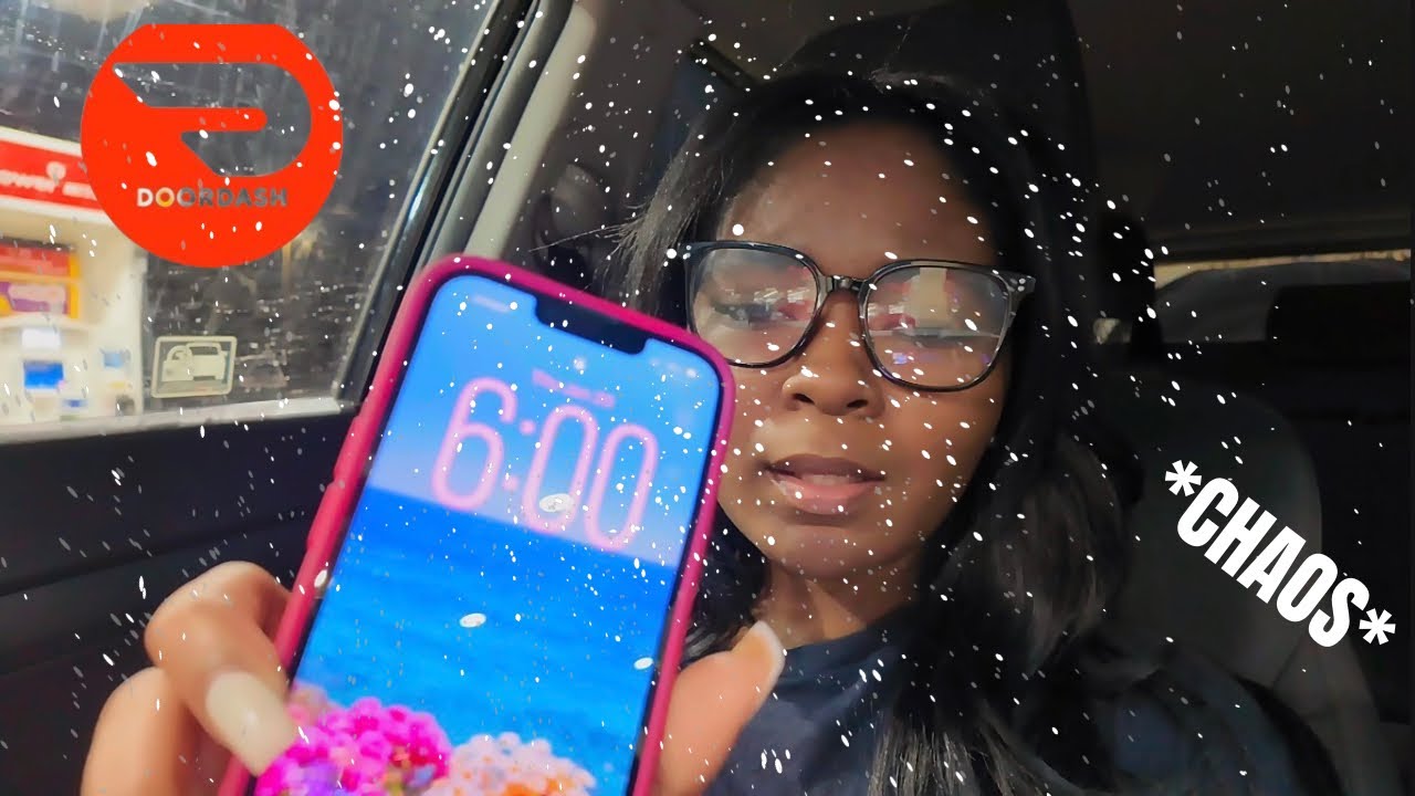 we became a DoorDash driver in a snowstorm for 24 hours