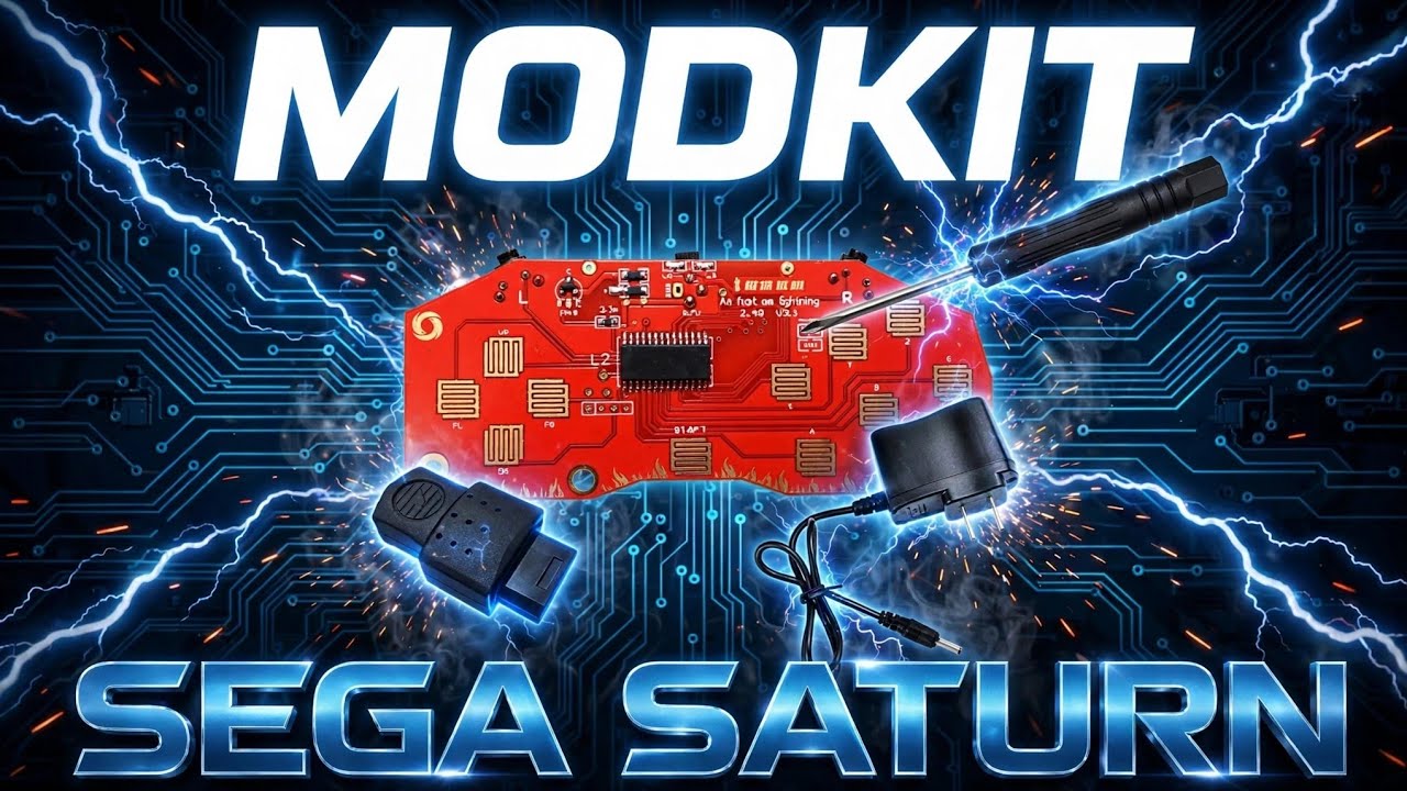 Mod kit Sega Saturn (controle sem fio)