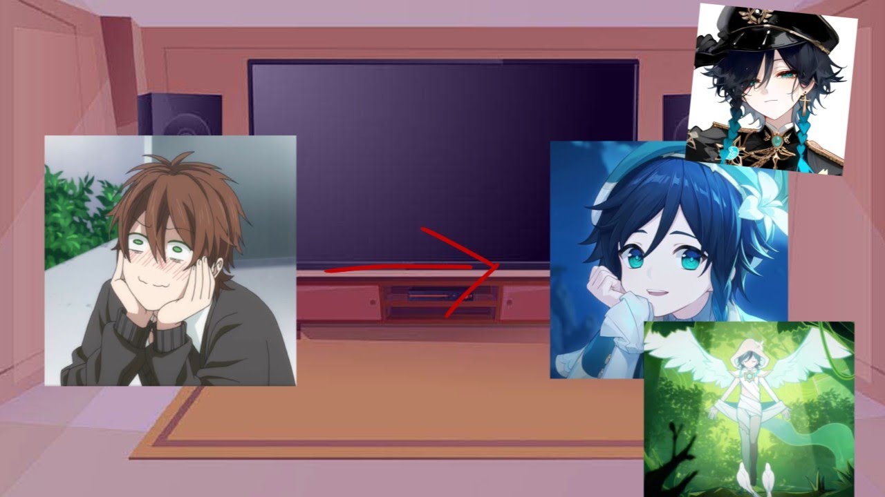 Yarichin B club react to toono as venti||short||2× speed||read the desk||