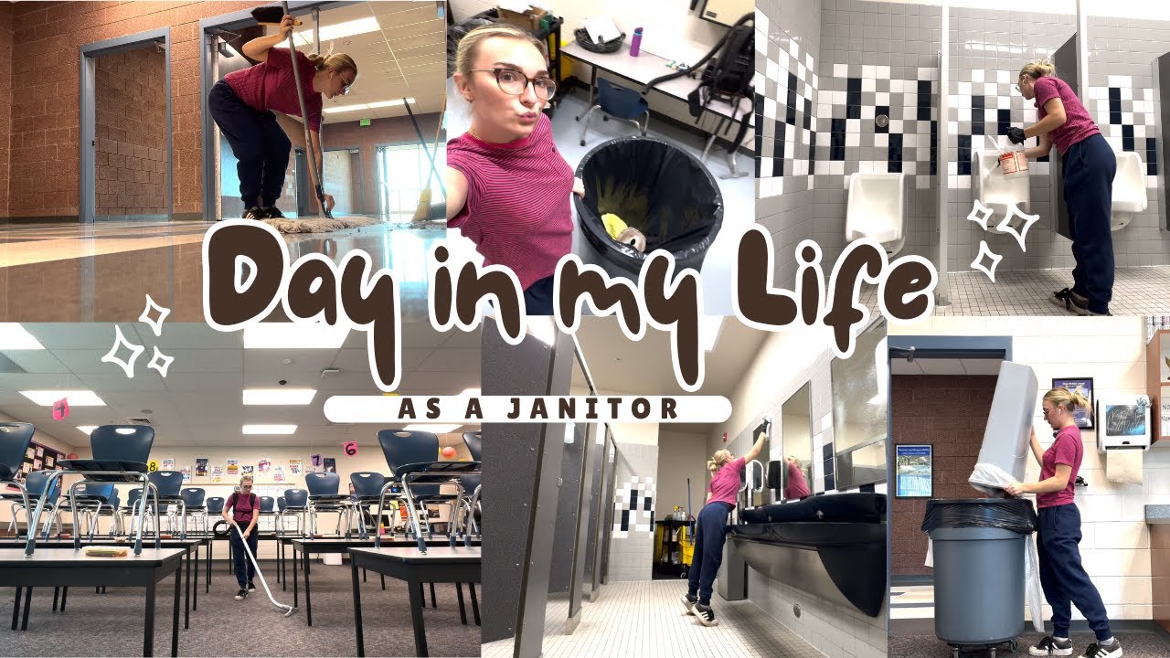 A day in my life as a Janitor!!!