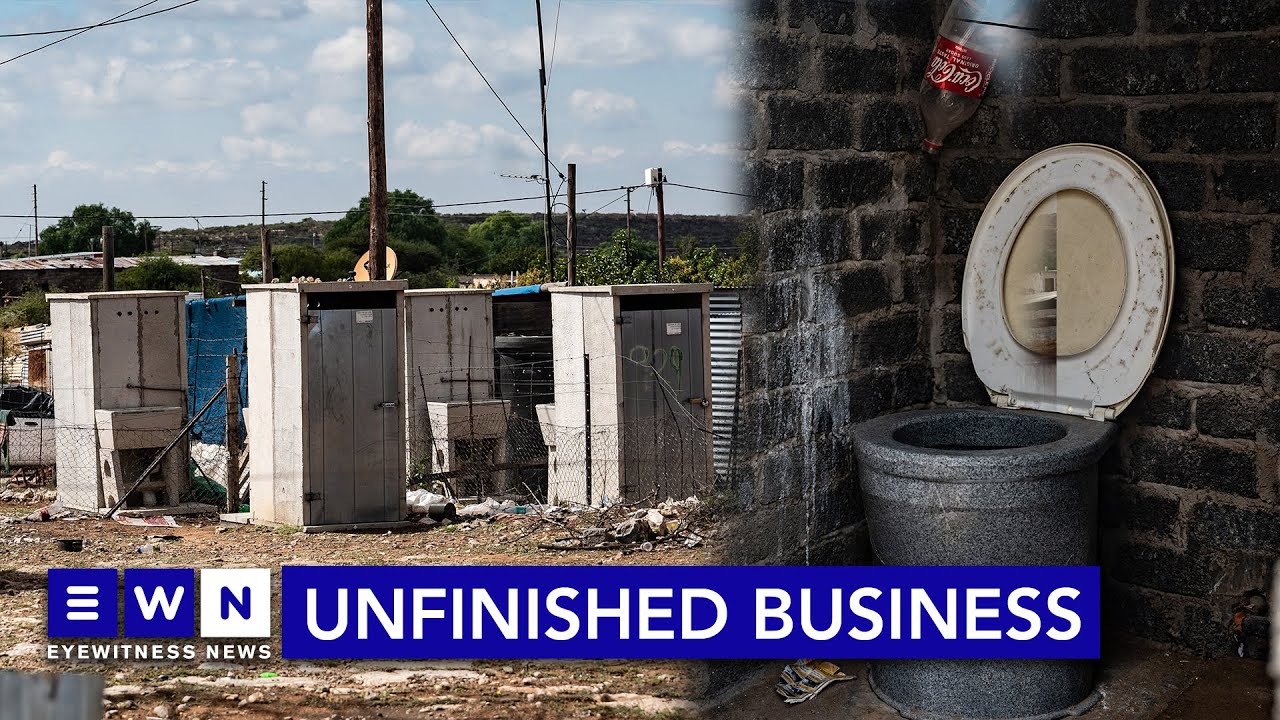 Unfinished business: Residents of Campbell, Northern Cape use toilet infrastructure as storerooms