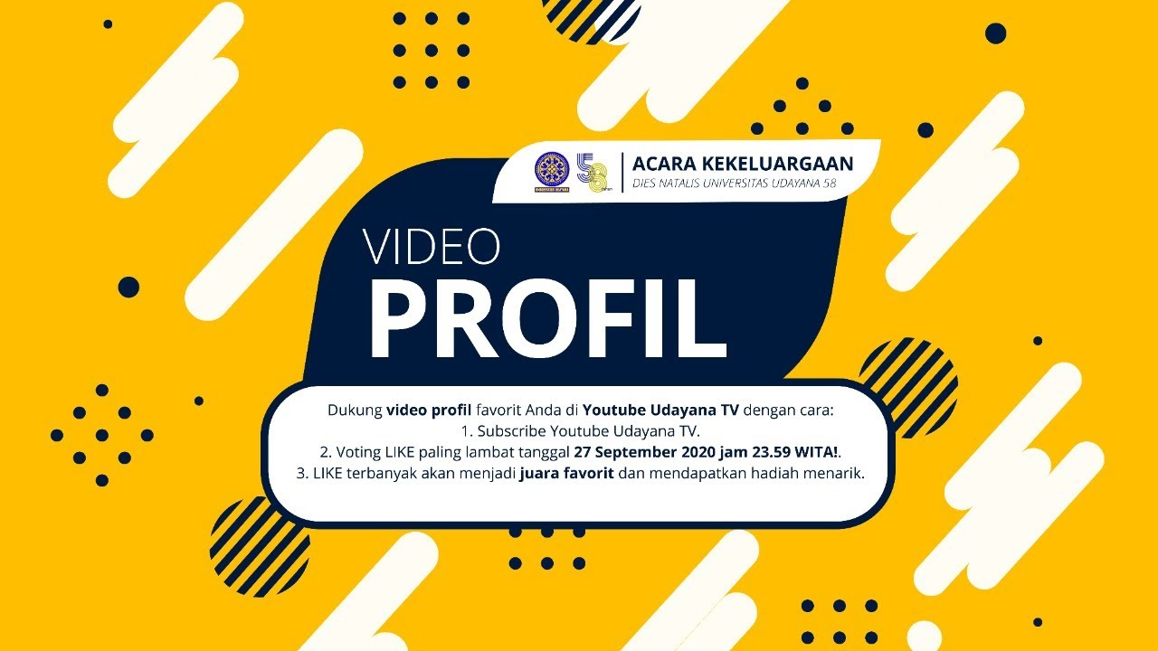 Video Profil Pascasarjana Universitas Udayana