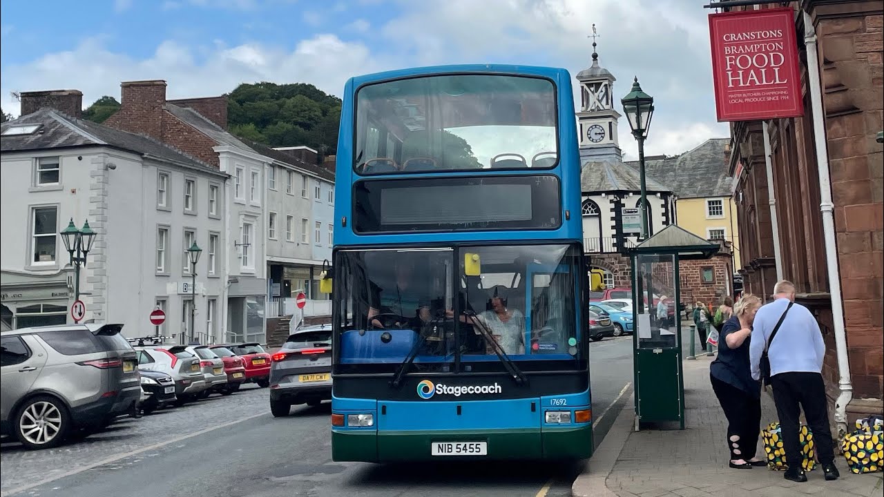 Stagecoach Cumbria & North Lancashire  Plaxton President Dennis Trident    **KICKDOWN**