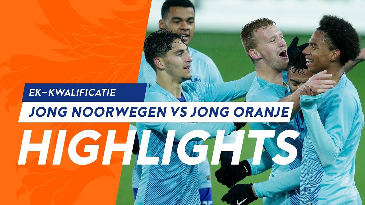Highlights Jong Noorwegen - Jong Oranje (15/10/2019) EK-kwalificatie