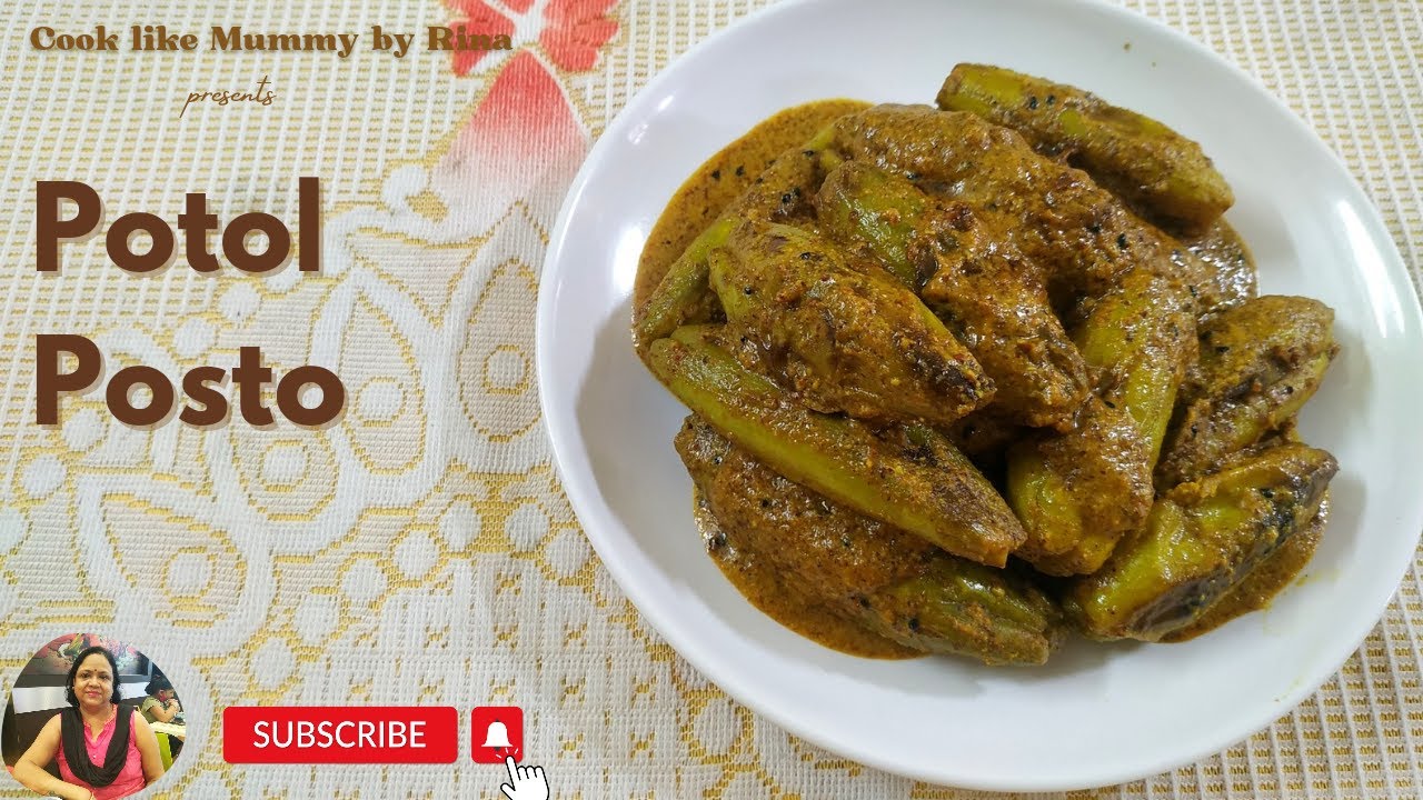 Potol Posto | Sorshe Posto diye Potol | Pure Veg Recipe | Cook like Mummy