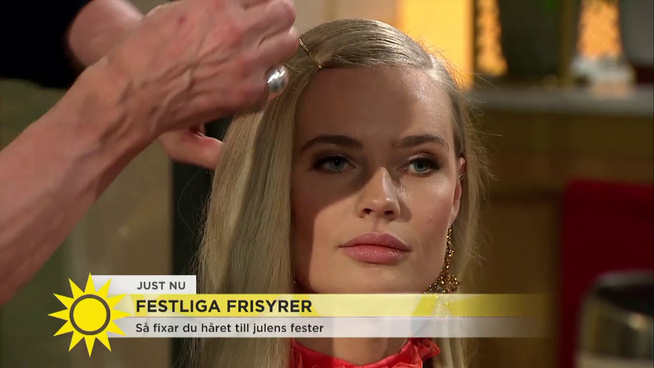 Fixa hovfrisörens festliga frisyrer! - Nyhetsmorgon (TV4)