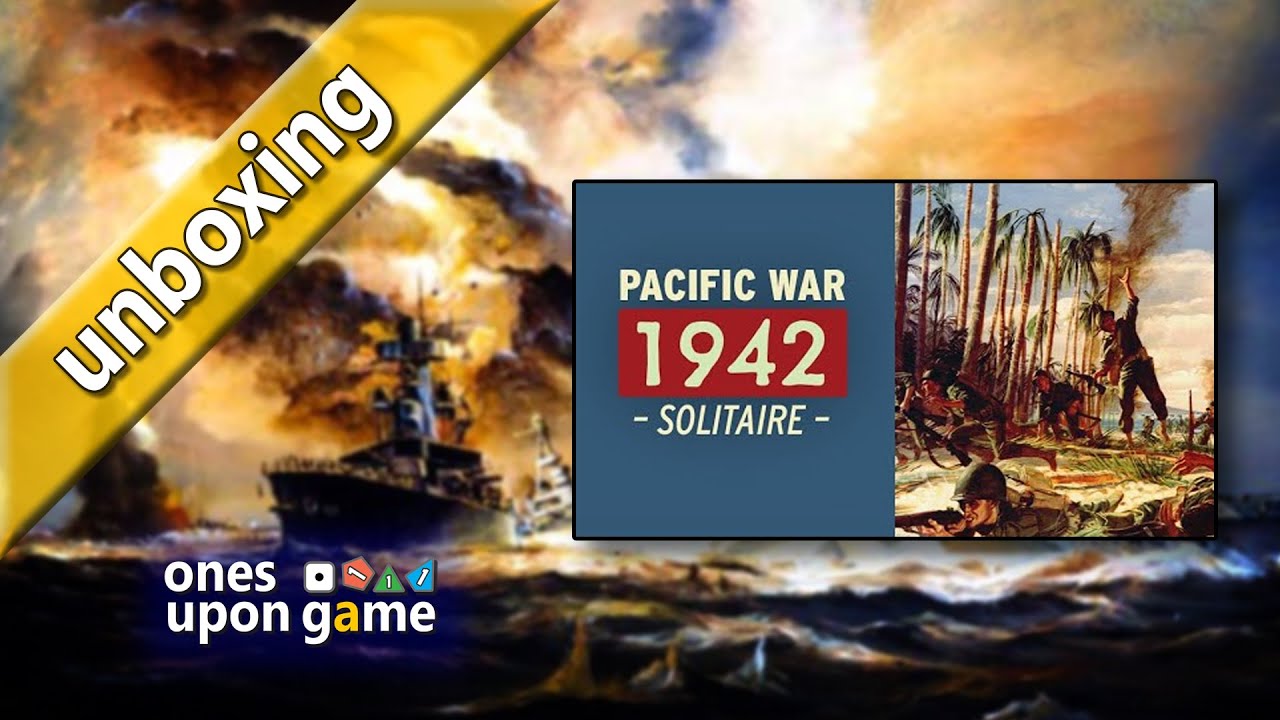 Pacific War 1942 Solitaire || unboxing