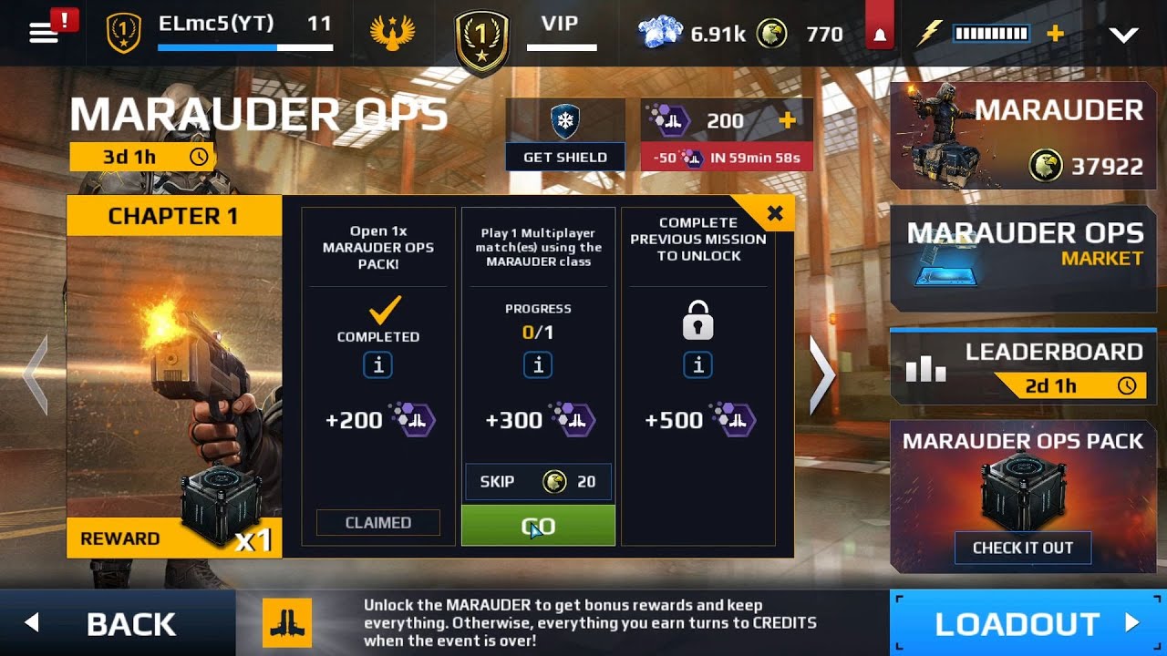 MARAUDER OPS - First encounters with real players and what I got for a few matches