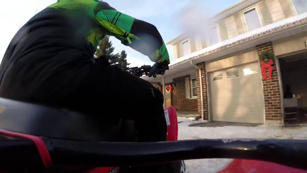 Atving in the snow!!