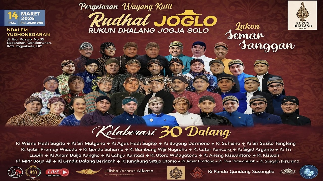 PERGELARAN WAYANG KULIT | SEMAR SANGGAN | RUDHAL JOGJA SOLO
