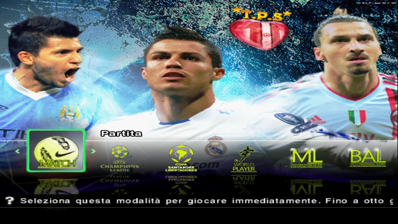 PES 2011 PS2 - TuttoPES TPS Extreme 2012 season 2011-12 [EXTENDED CUT]