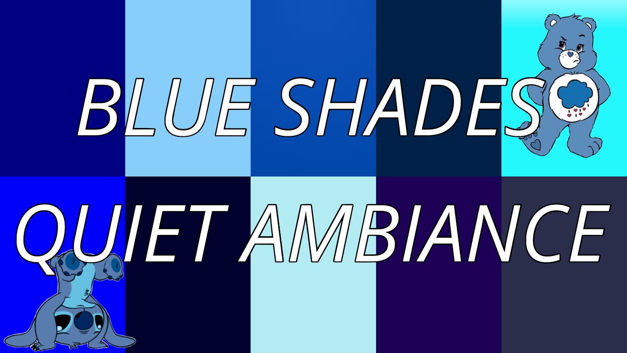 2 Hours of Interchanging Blue Colors | Quiet Ambiance | Screensaver | Moodsetter