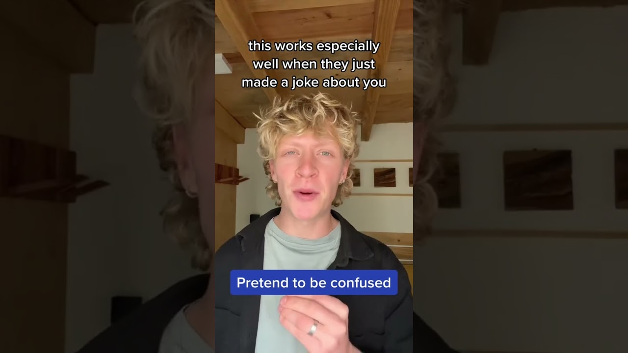 Best comeback for an insult! #shorts #comebacks #insult #bully #psychology