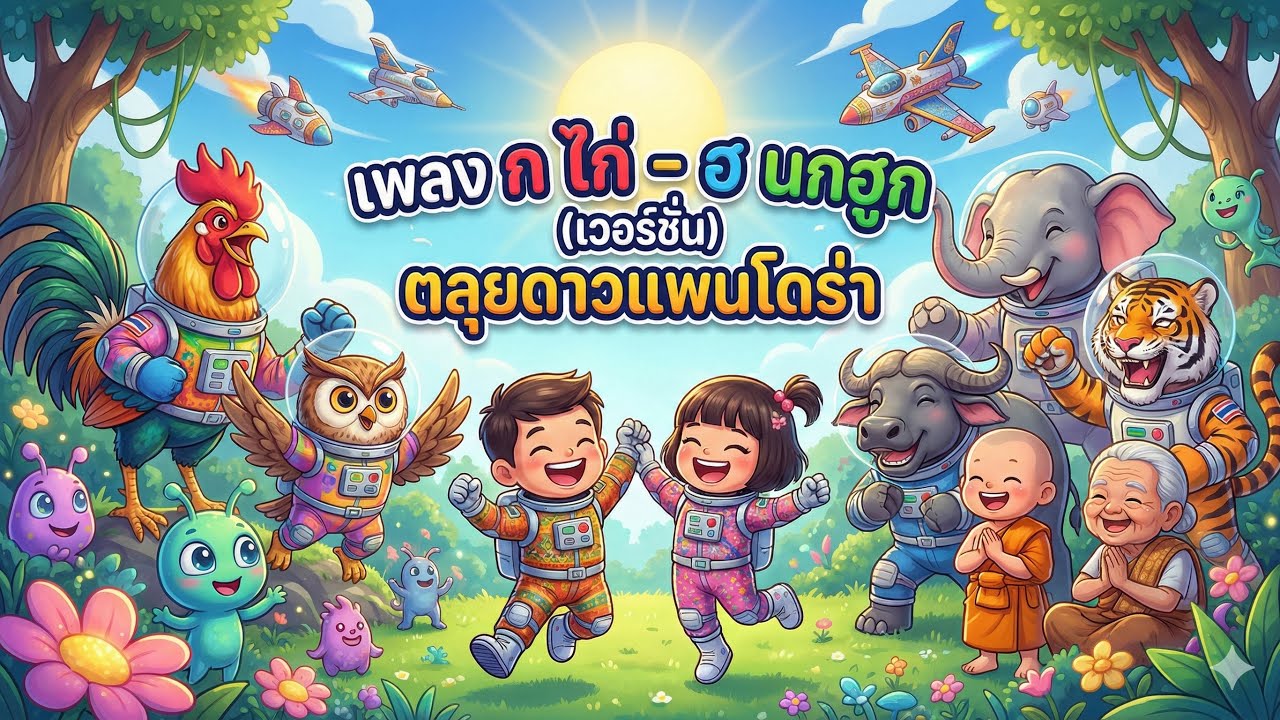 เพลง ก ไก่ ถึง ฮ  นกฮูก  (เวอร์ชั่น ตลุยดาวแพนโดร่า)