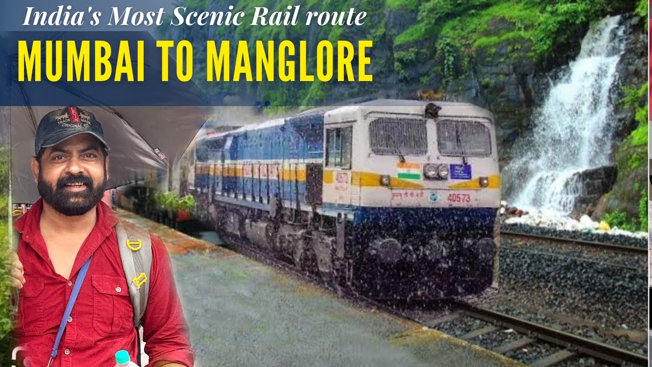 Mumbai to Manglore in Heavy Rain | Beautiful Konkan Railways in Monsoon