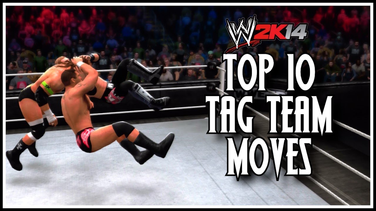 WWE 2K14 - Top 10 Tag Team Moves! (WWE 2K14 Countdown)