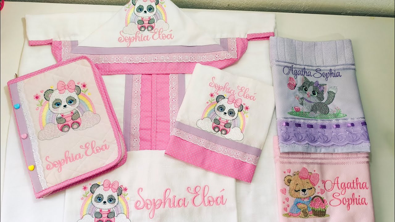 Enxoval da Sophia Eloá tema pandinha