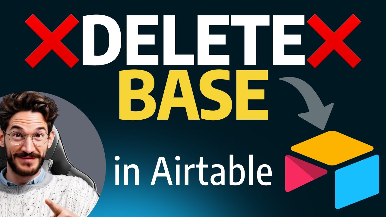 How to DELETE a BASE in Airtable (Step by Step)