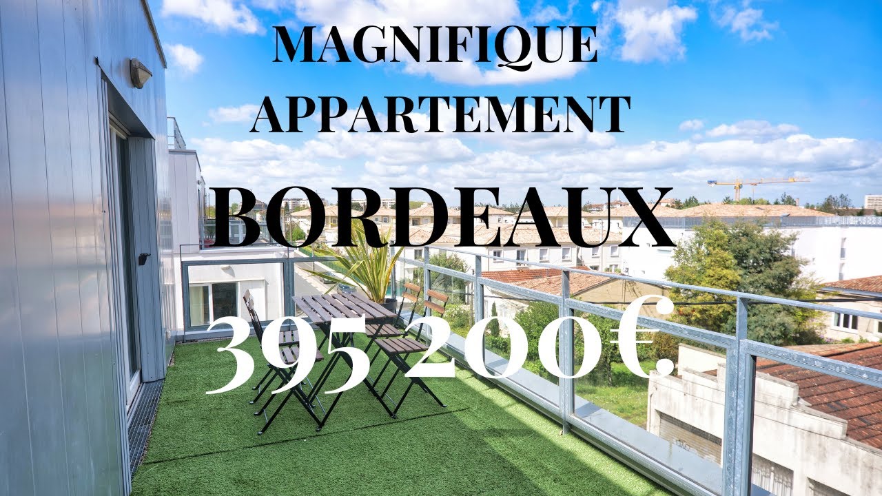 Visite d'un super appartement de 395 200€ à Bordeaux en France