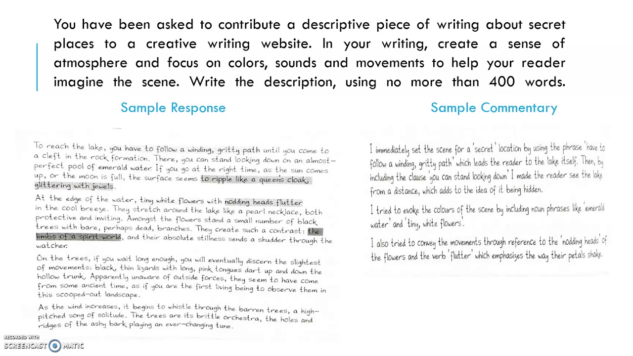 Cambridge AS Level English Language Paper 2 Shorter Writing