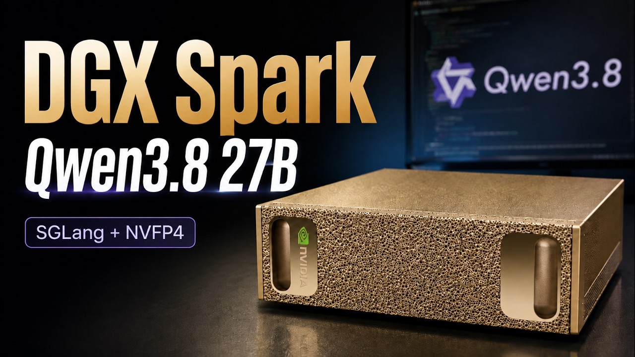 Qwen3.8 27B на NVIDIA DGX Spark &mdash; удивительно быстро с SGLang!