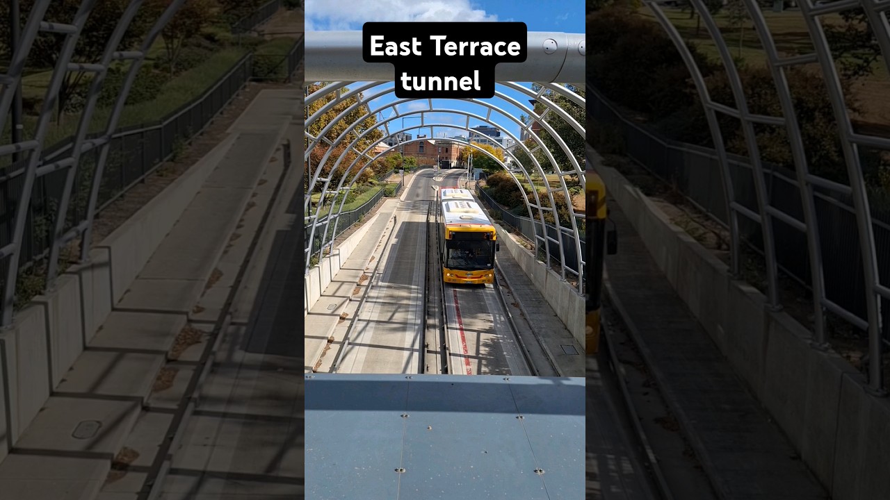 Adelaide Bus O'Bahn Way. East Terrace tunnel