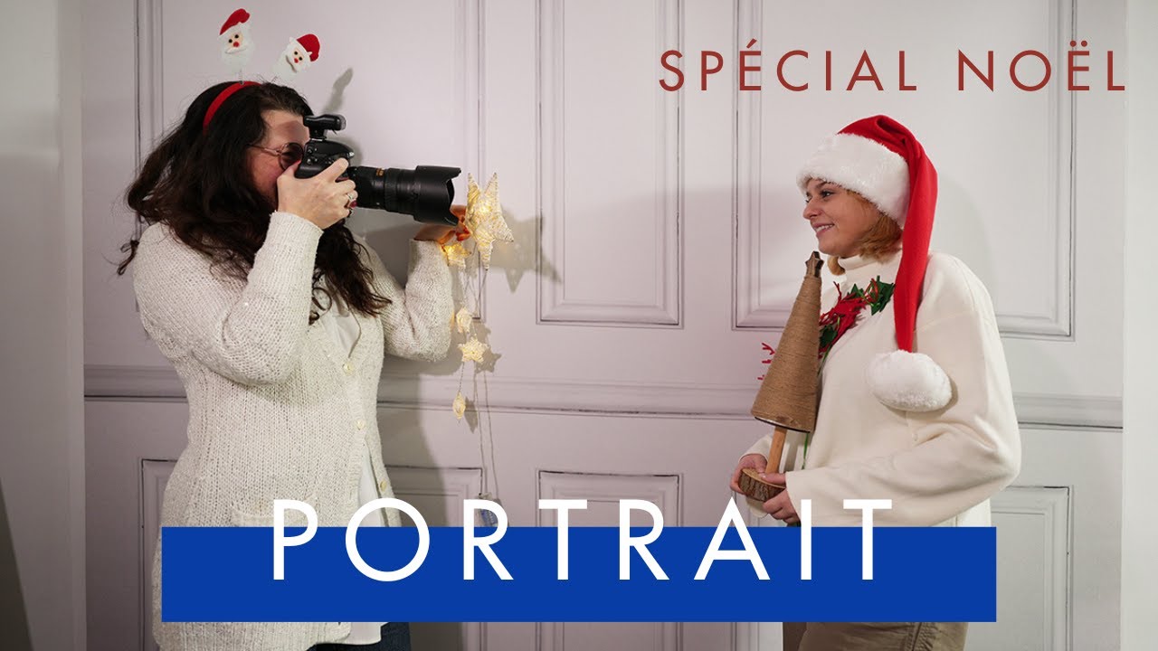 Séance photo fun de Noël : Portraits d'un joli sapin